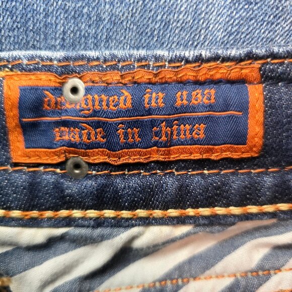 Rock Revival Christina Boot Cut Low-Rise Y2K Jeans 26 - Picture 10 of 16